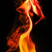 Detail of fire flame