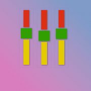 Enhanced and enlarged version of the Audio Equalizer icon as viewed in the browser menu